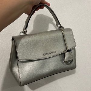 Silver Michael Kors Bag